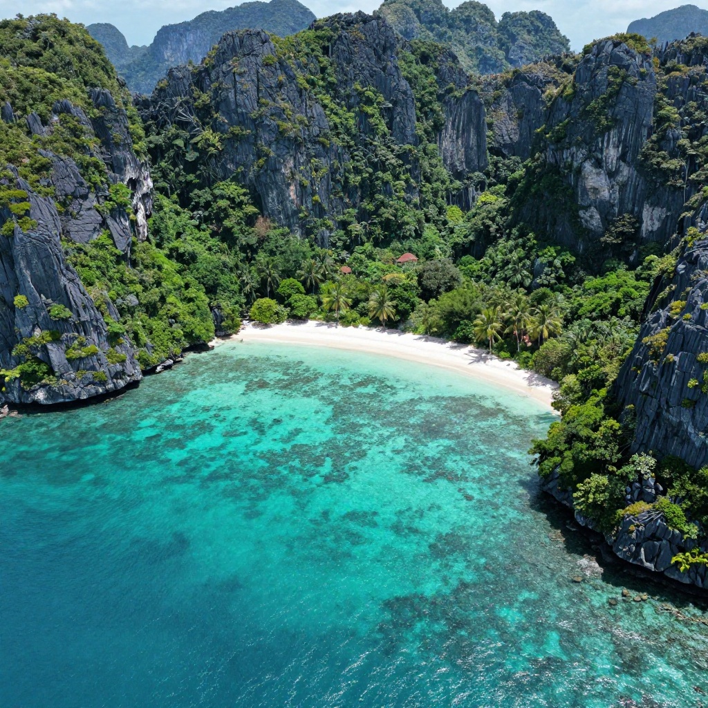 Limestone Karst Emerald Lagoon