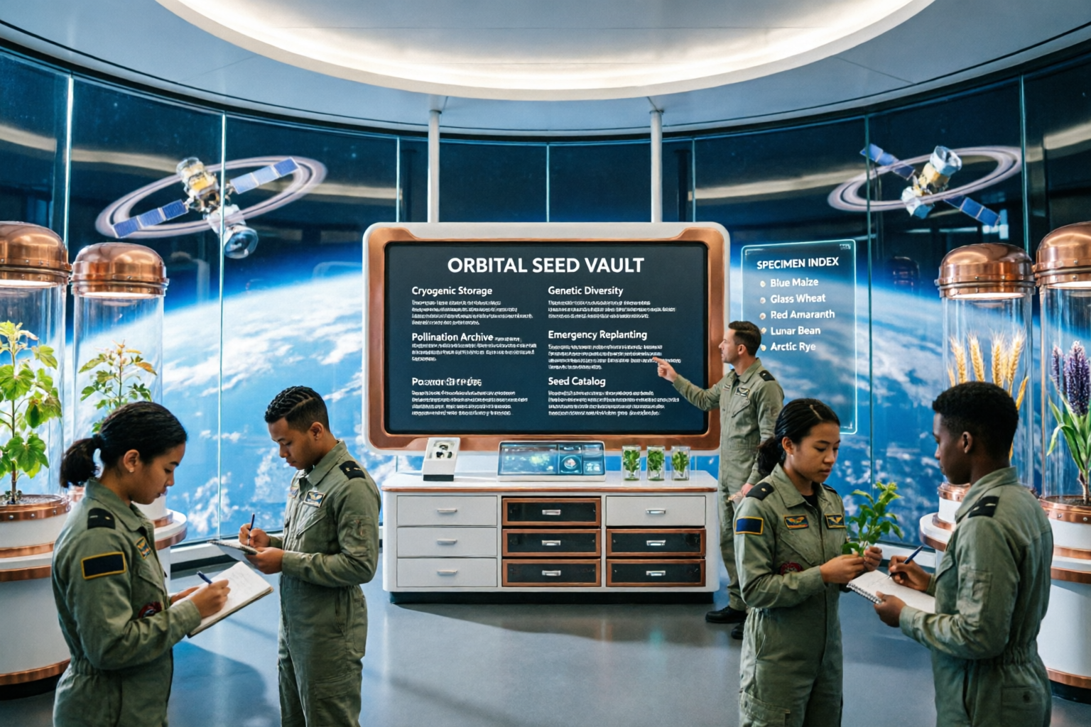 Orbital Seed Vault Classroom
