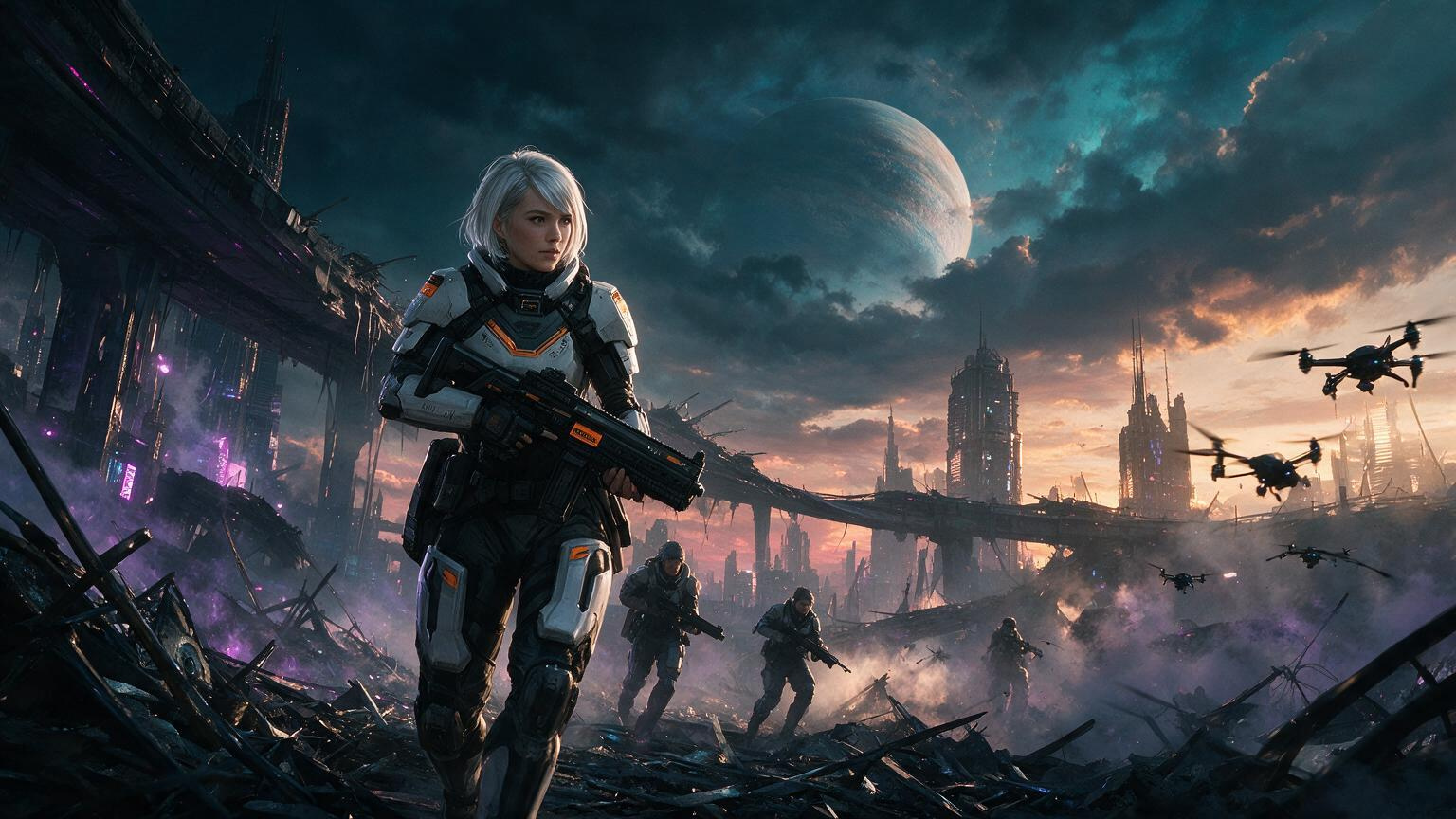 Sci-Fi RPG Key Art